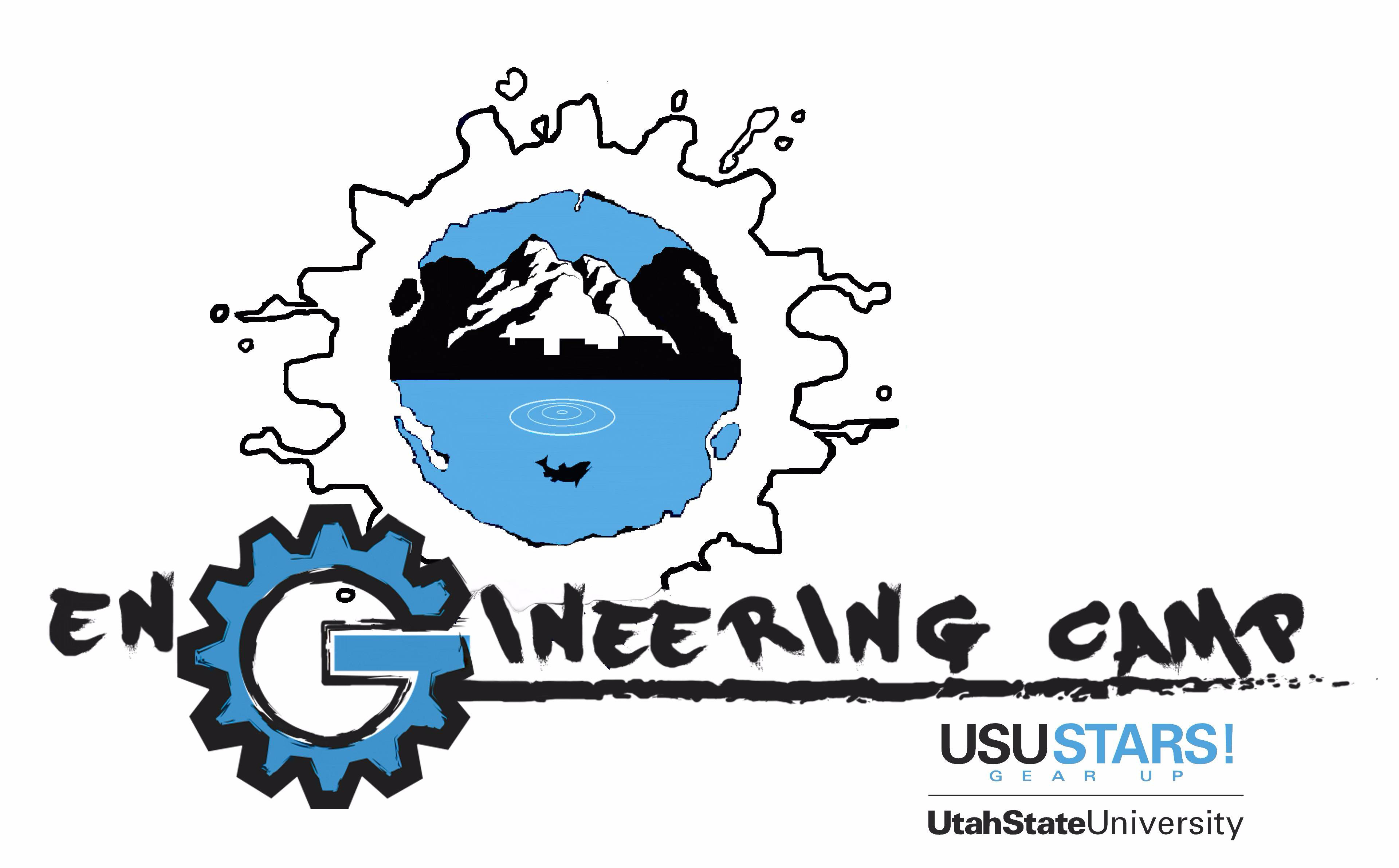 Engineering Camp USU Stars Gear up Logo