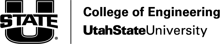black wordmark with U State Logo