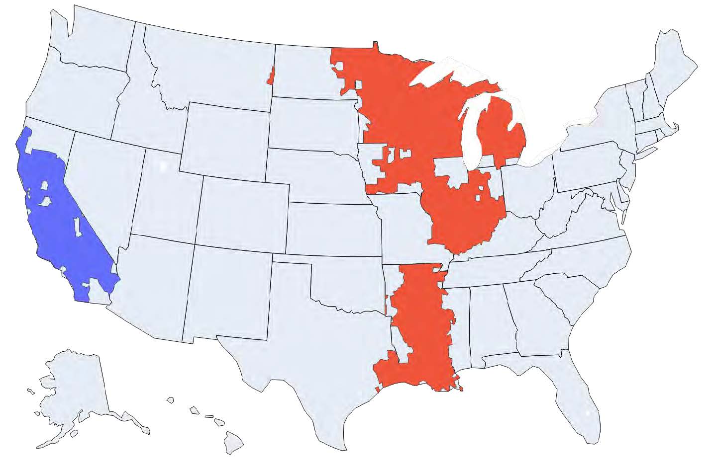 regional markets map