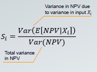 Sobol indices are used to quantify sensitivity of net present value (NPV) to these uncertainties