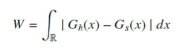 Wasserstein Distance formula