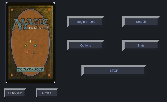 Interface screenshot