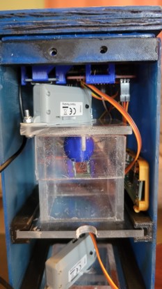 project sitting on a shelf