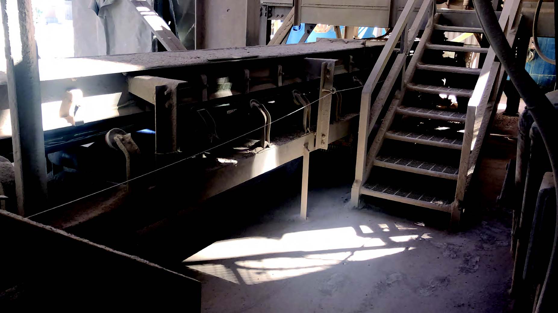 concrete shop that has a lot of dust