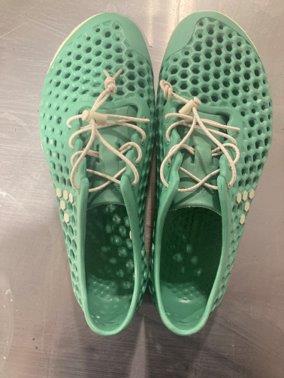 Figure 2. Shoes made from algae