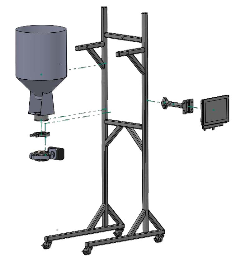 Powder Dispenser System Diagram