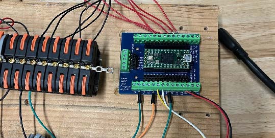 Wiring on bread board